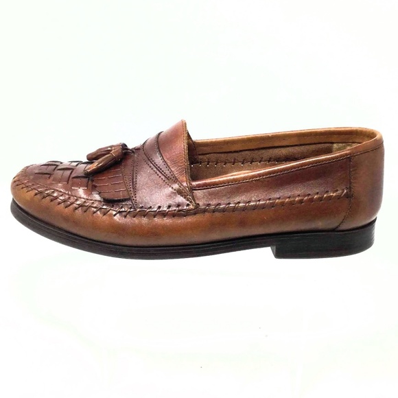Giorgio Brutini Mens Weaved Tassel Loafers main image 5